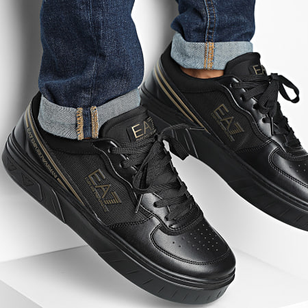 EA7 Emporio Armani - Baskets 7X000338-AF18614 Triple Negro Oro