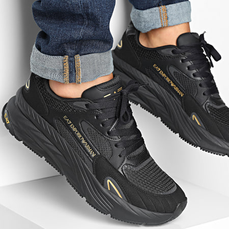 EA7 Emporio Armani - Baskets 7X000342-AF18617 Triple Negro Oro