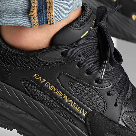 EA7 Emporio Armani - Baskets 7X000342-AF18617 Triple Negro Oro