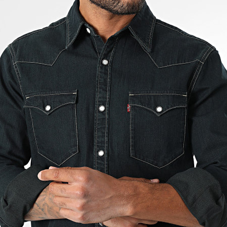 Levi's - Camisa de manga larga 85744 Negro
