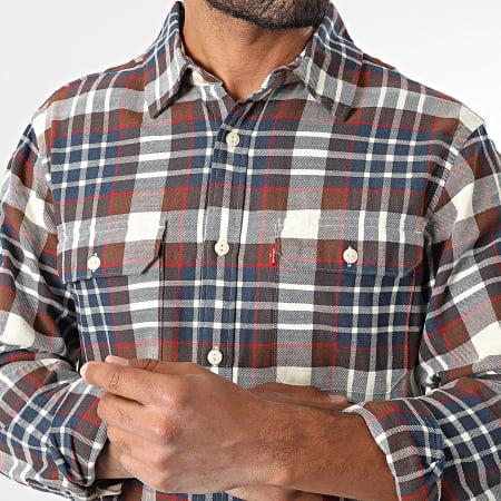 Chemise Levi's à Carreaux Multicolore, Coupe Slim, Taille L, Occasion Très Bon état