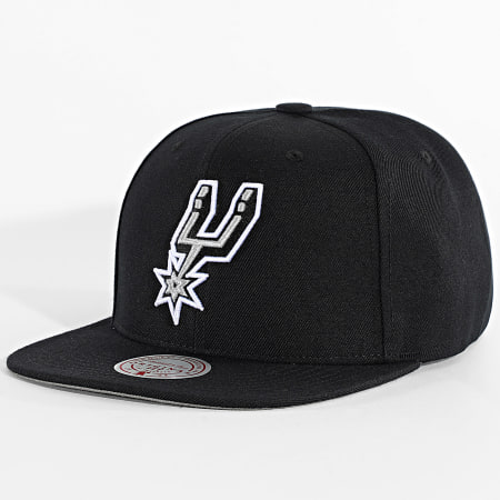 Mitchell and Ness - Casquette Snapback San Antonio Spurs HHSS3256-SAS Noir
