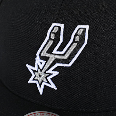 Mitchell and Ness - Casquette Snapback San Antonio Spurs HHSS3256-SAS Noir