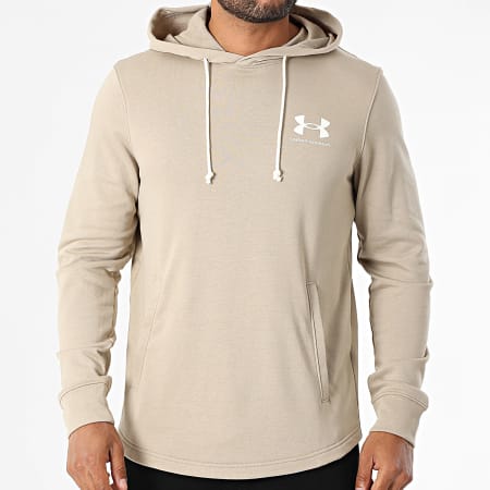 Under Armour - Sweat Capuche UA Rival Terry 1370401 Beige