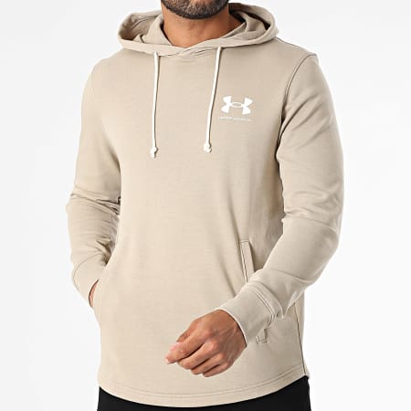 Under Armour - Sweat Capuche UA Rival Terry 1370401 Beige