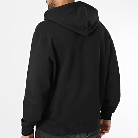 Calvin Klein - Sweat Zippé Capuche 240G Noir