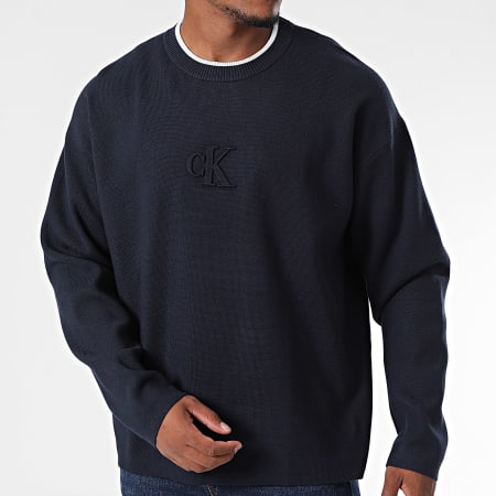 Calvin Klein - Jersey azul marino 300G