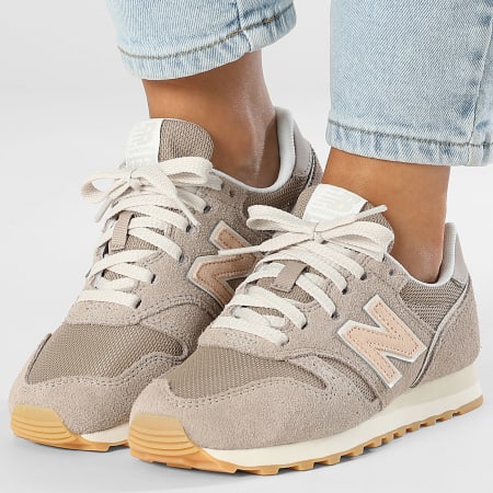 New Balance Dames 373 WL373TM2 Beige Sneakers Ryses