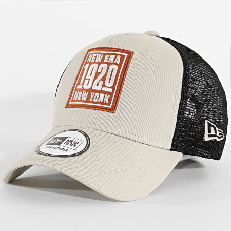 New Era - Casquette Trucker Patch 60691077 Beige Noir