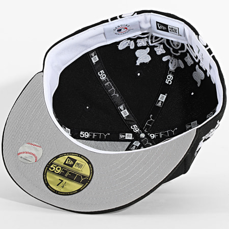 New Era Musique Remarque 59Fifty Fitted Cap – édition Limitée Noir Et Blanc, Neuve Avec étiquettes