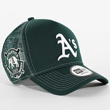 New Era - Oakland Athletics Gorra Trucker 60691255 Verde Oscuro