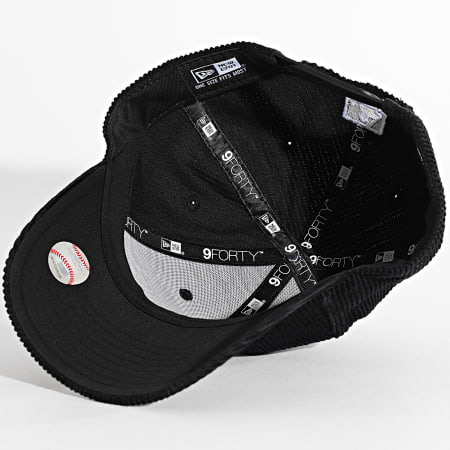 New Era - Casquette Côtelée 9Forty NY Yankees 60691062 Noir