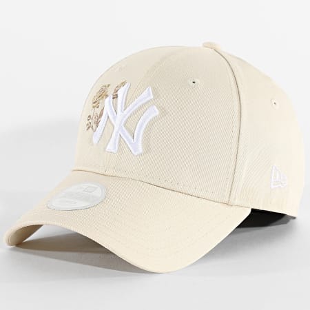 New Era - Gorra de mujer 9Forty NY Yankees 60691343 Beige claro
