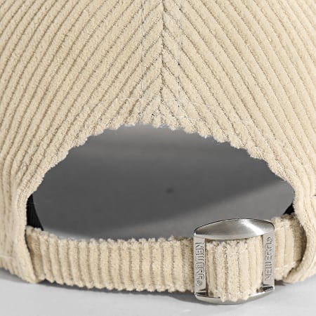 New Era - Casquette Côtelée Femme 9Forty NY New York Yankees 60691355 Beige Clair