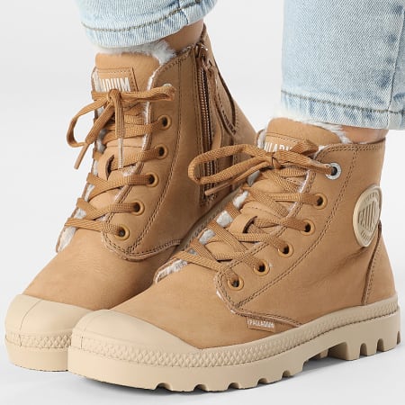 Palladium - Botas Mujer Pampa Hi Zip 95982 Dear Marrón