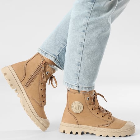 Palladium - Botas Mujer Pampa Hi Zip 95982 Dear Marrón