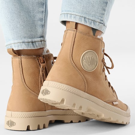 Palladium - Botas Mujer Pampa Hi Zip 95982 Dear Marrón
