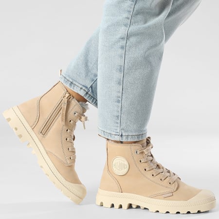 Palladium - Botas Mujer Pampa Hi Zip 95982 Warm Sand