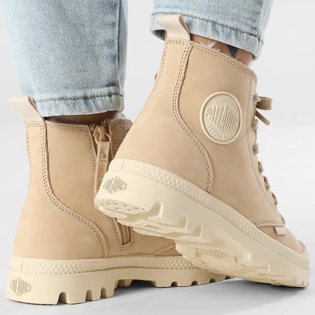 Palladium - Botas Mujer Pampa Hi Zip 95982 Warm Sand