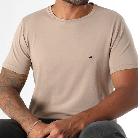 Tommy Hilfiger - Tee Shirt Slim Stretch 0800 Beige