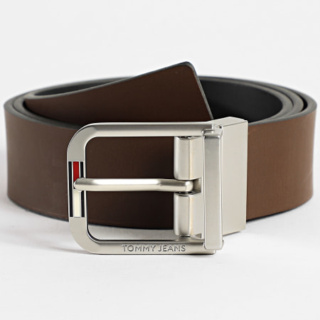 Tommy Jeans - Cinturón Austin Reversible 3.5 3820 Negro Marrón