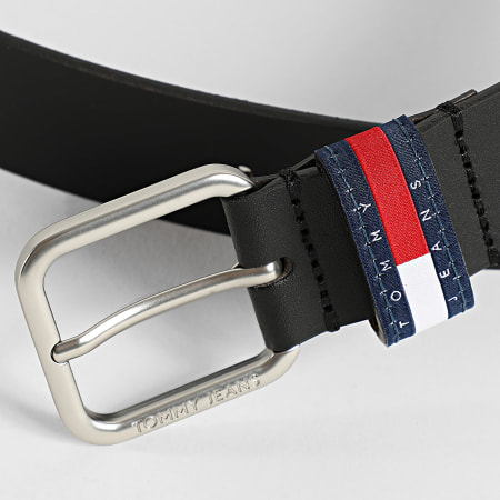 Tommy Jeans - Cinturón Ryan 3.5 Negro