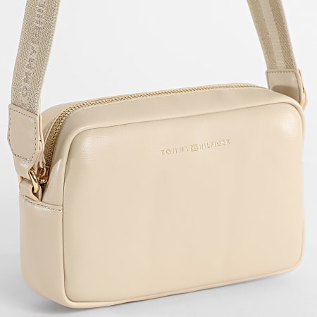 Tommy Hilfiger - Borsa da donna Logotape Camera 7689 Beige