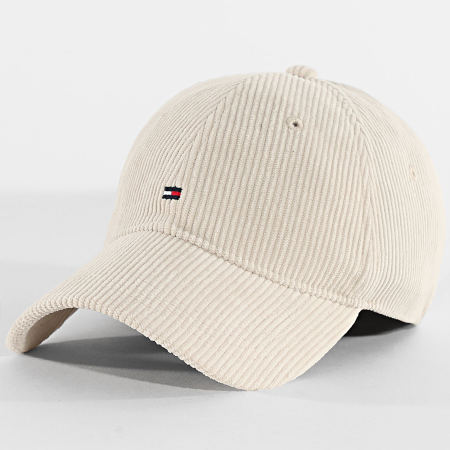 Tommy Hilfiger - Casquette Côtelée Flag 6 Panel Cord '85 3583 Beige Clair