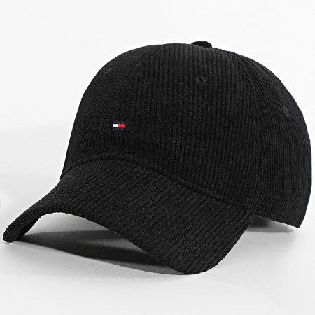 Tommy Hilfiger - Casquette Côtelée Flag 6 Panel Cord '85 3583 Noir
