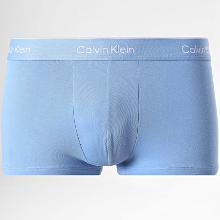 Calvin Klein - Juego de 3 bóxers bajos 4389 Azul cielo Azul claro Negro