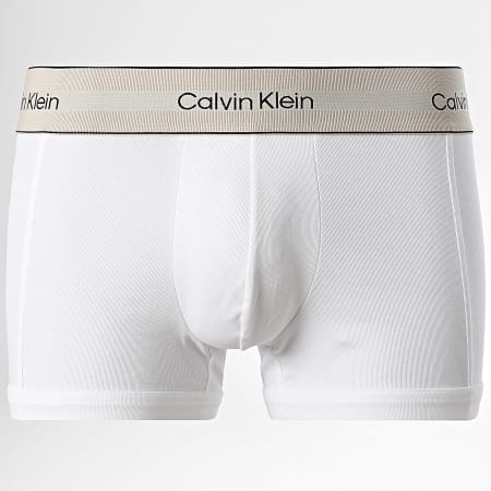 Calvin Klein - Juego de 3 calzoncillos 4446 Blanco Beige Gris Brezo