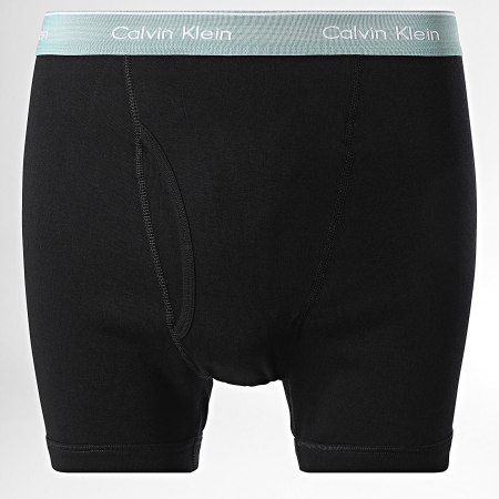 Calvin Klein - Juego De 3 Calzoncillos Negro Verde Marino NB4003A