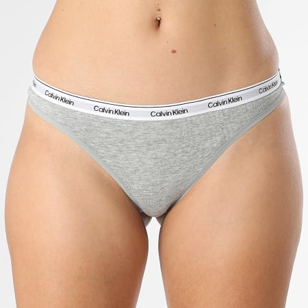 Calvin Klein - Set di 5 infradito da donna Icon Logo QD5221E Nero Bianco Rosa Navy Grigio Heather