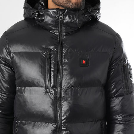 Comme Des Loups - Doudoune Capuche Chauffante California Noir