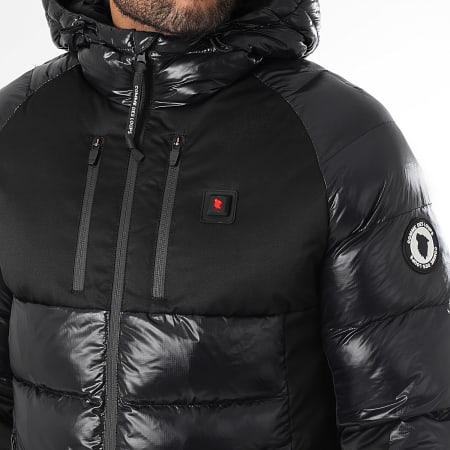 Comme Des Loups - Chaqueta con capucha Andorra Black Warming