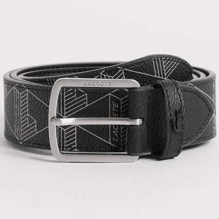 Lacoste - Ceinture The Blend Noir Gris
