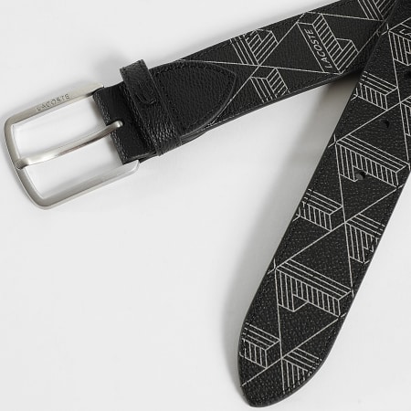Lacoste - Ceinture The Blend Noir Gris
