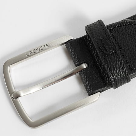 Lacoste - Ceinture The Blend Noir Gris