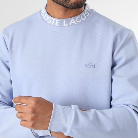 Lacoste Sweat Crewneck Logo Brodé Crocodile Ton Sur Ton Classic