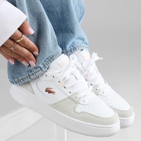 Lacoste - Baskets Femme L001 Set 225 White Light Pink