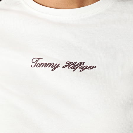 Tommy Hilfiger - Tee Shirt Femme Classic Script 7460 Blanc