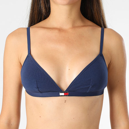 Tommy Hilfiger - Lot De 3 Brassières Femme 6140 Blanc Rouge Bleu Marine