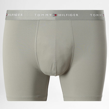 Tommy Hilfiger - Lot De 3 Boxers 3618 Beige Bleu Clair Vert Kaki Clair