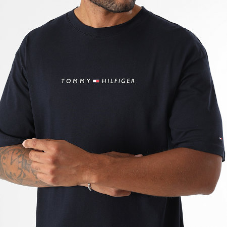 Tommy Hilfiger - Tee Shirt Logo 3685 Bleu Marine