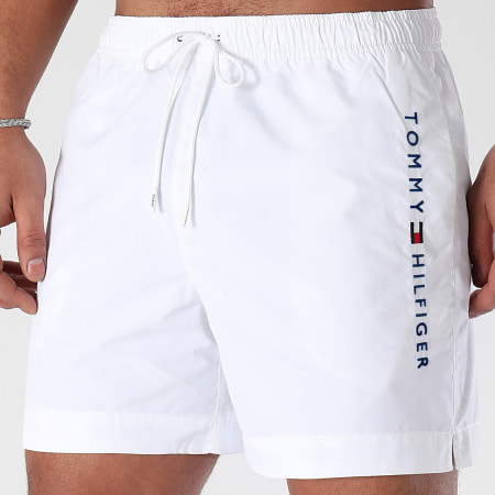 Tommy Hilfiger - Short De Bain Drawstring 3258 Blanc