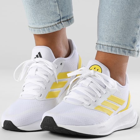 Adidas Sportswear - Women's Sneakers Runfalcon 5 W JQ3842 Footwear White  Yellow Core Black - Ryses