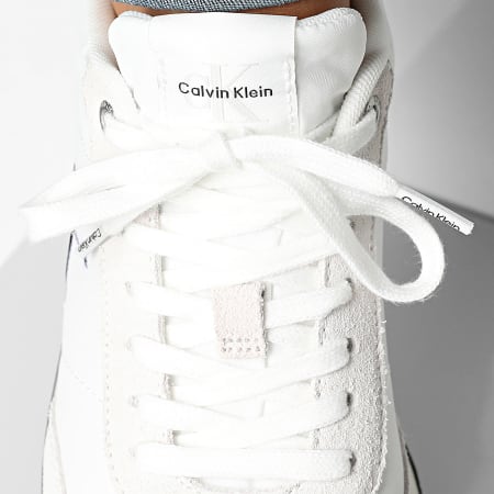 Calvin Klein - Baskets Retro Runner Essential Mix 1361 Bright White Black