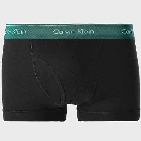 Calvin Klein - Juego De 5 Boxers NB1897 Negro Azul Verde Blanco