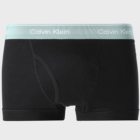 Calvin Klein - Juego De 5 Boxers NB1897 Negro Azul Verde Blanco