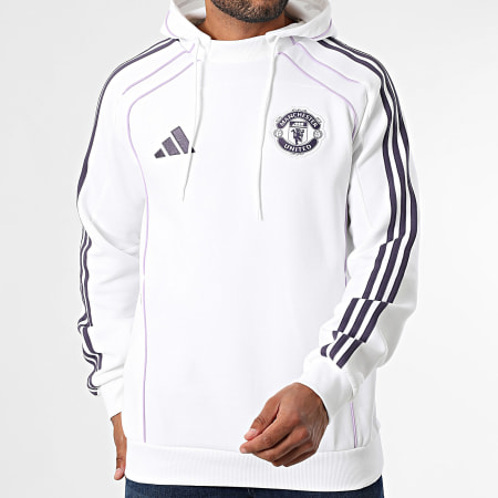 Adidas Sportswear Felpa con cappuccio a righe Manchester United